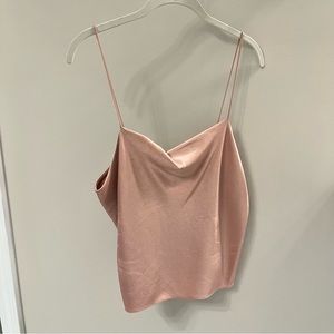 Alice + Olivia Harmon Drapey Slip Tank